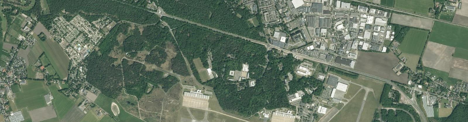 Luchtfoto van Buitengebied Zuid Rijen