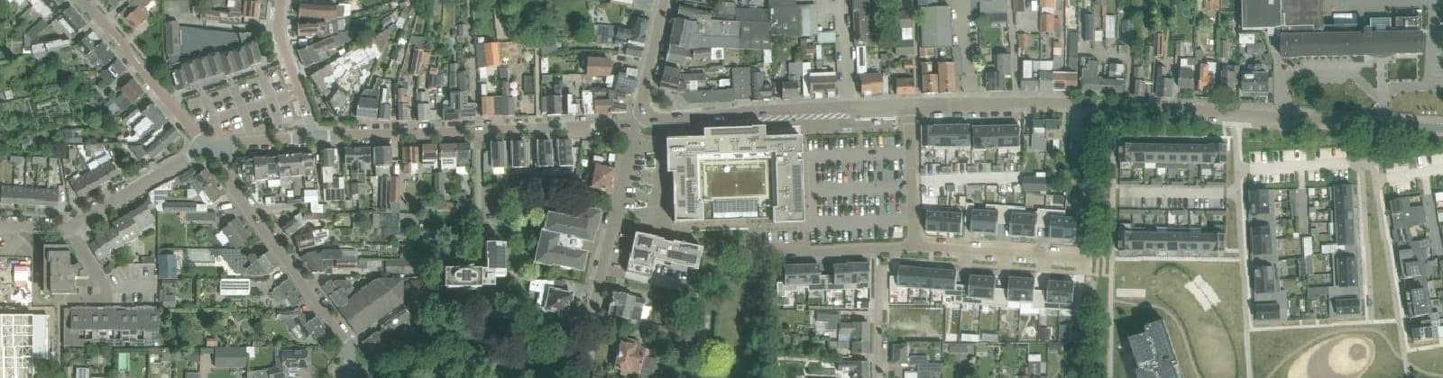 Luchtfoto van Centrumgebied Noord Gilze