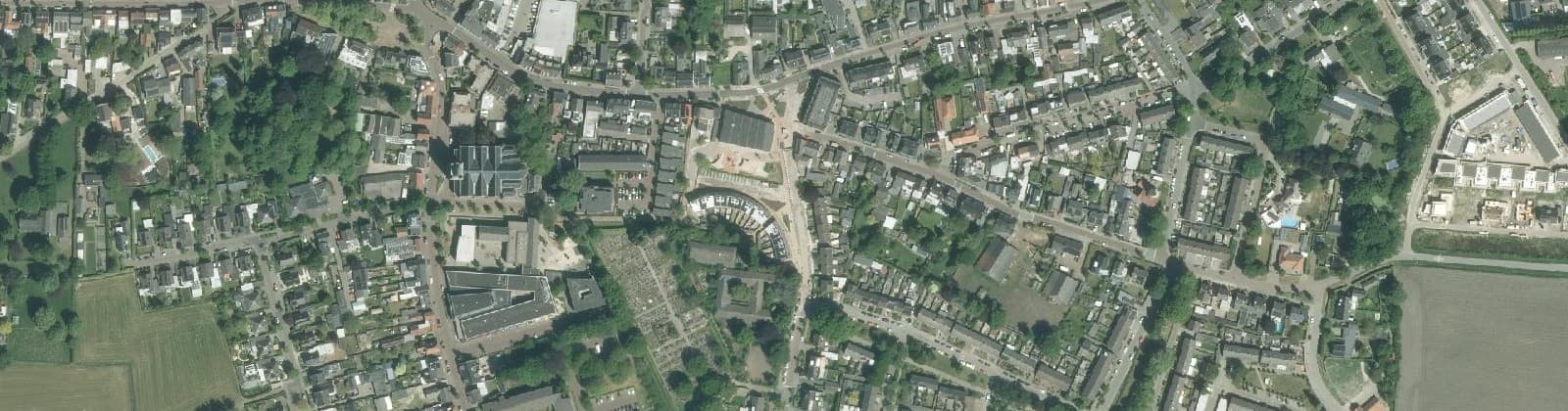 Luchtfoto van Centrumgebied Zuid Gilze