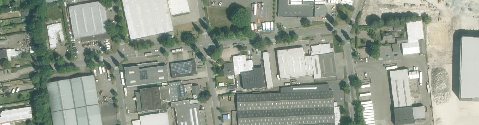 Luchtfoto van Bedrijventerrein Broekakkers