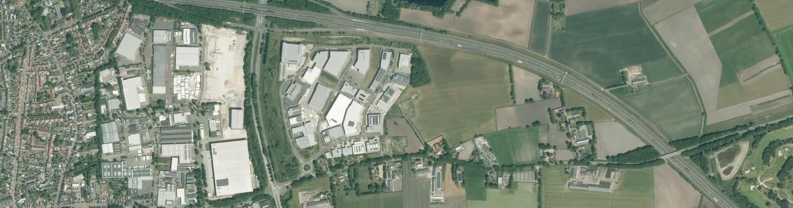 Luchtfoto van Bedrijventerrein Midden-Brabant Poort