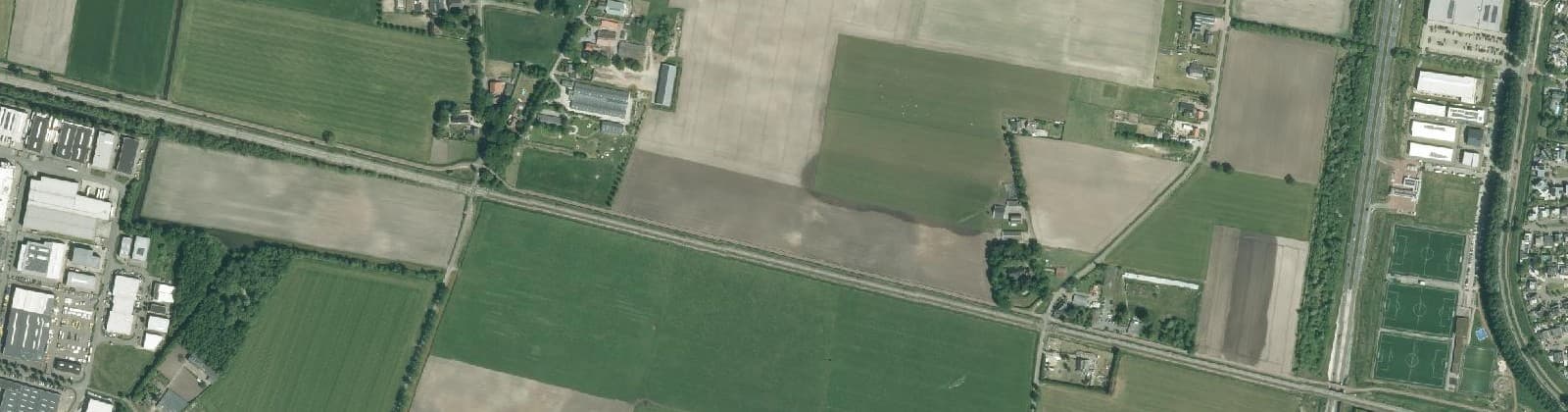 Luchtfoto van Buitengebied Hulten