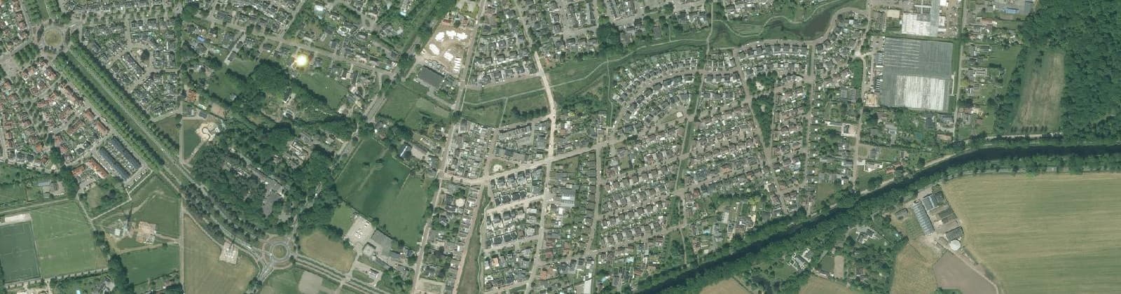 Luchtfoto van Akkers