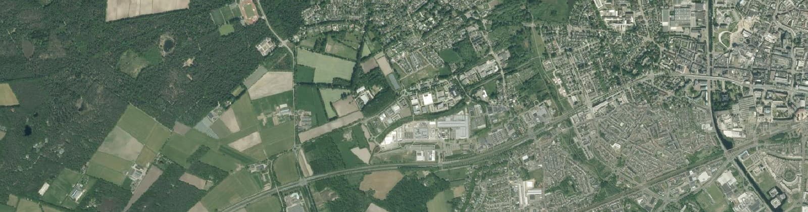 Luchtfoto van Schooten