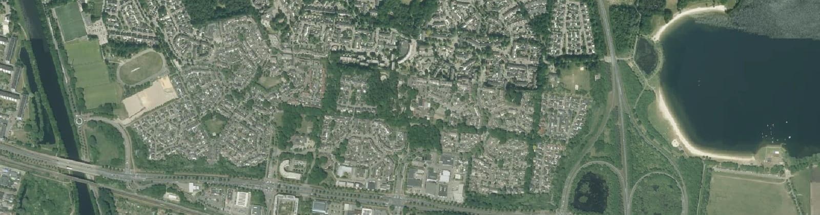 Luchtfoto van Rijpelberg-Oost