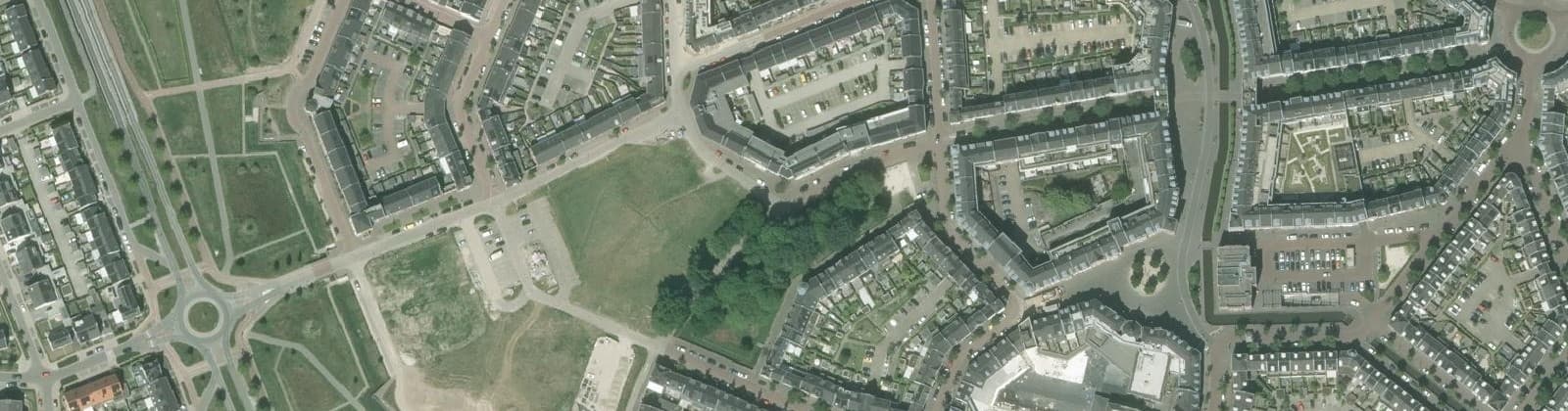 Luchtfoto van De Veste