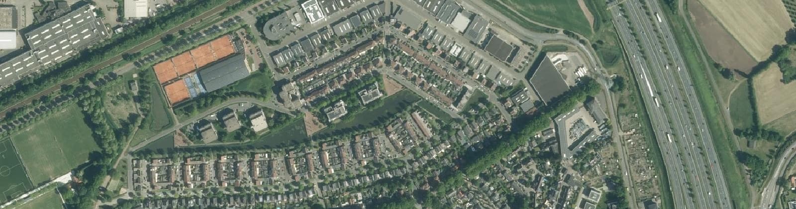 Luchtfoto van Hintham noord