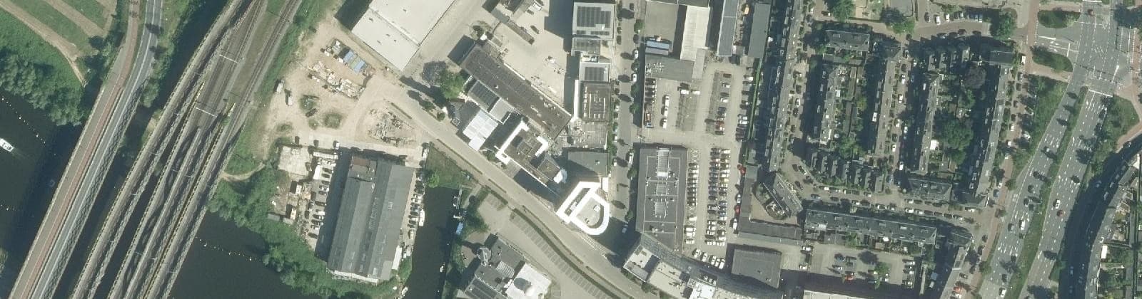Luchtfoto van Orthenpoort