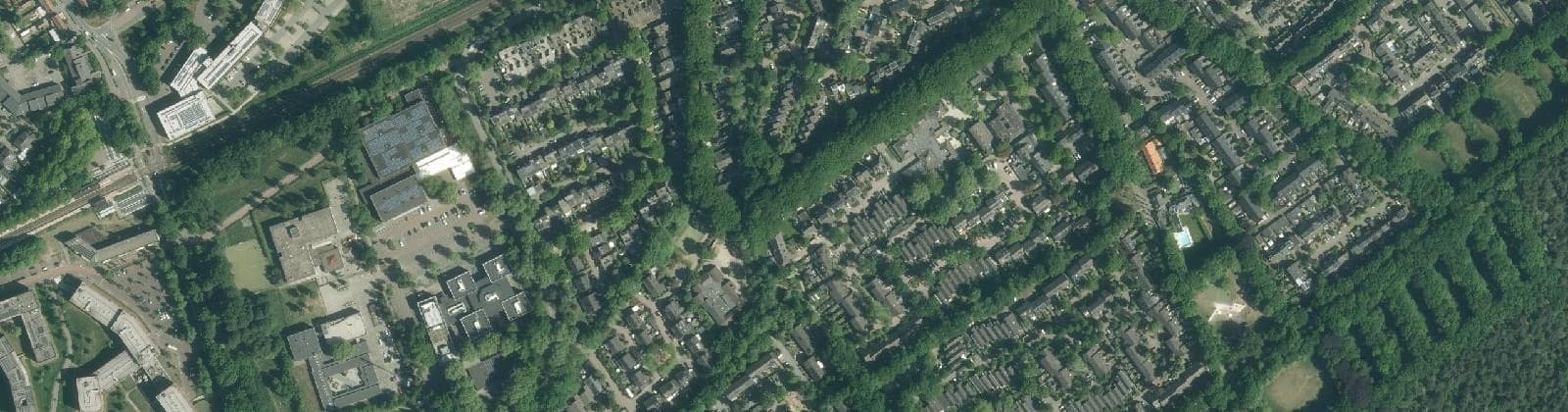 Luchtfoto van Sparrenburg