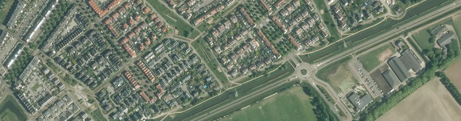 Luchtfoto van Broekland