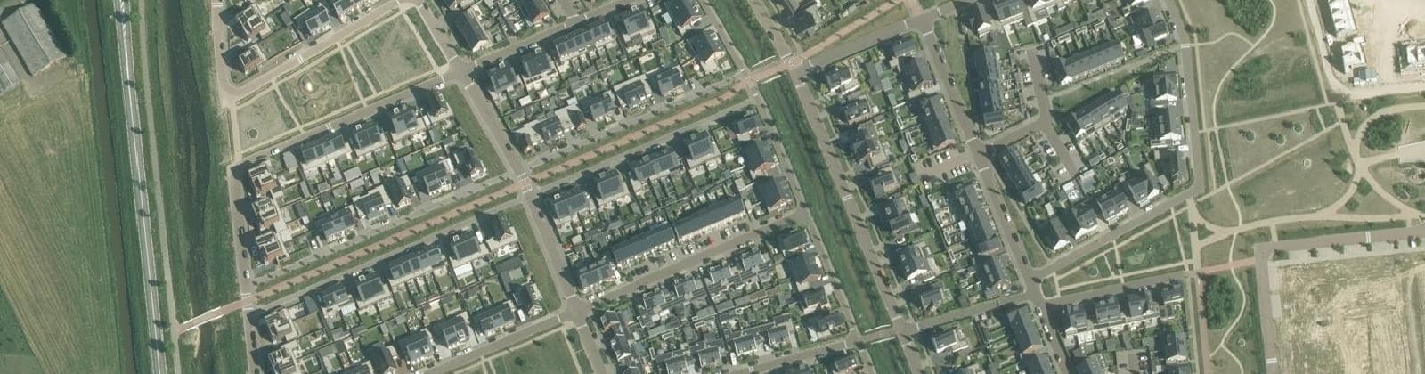 Luchtfoto van De Lanen