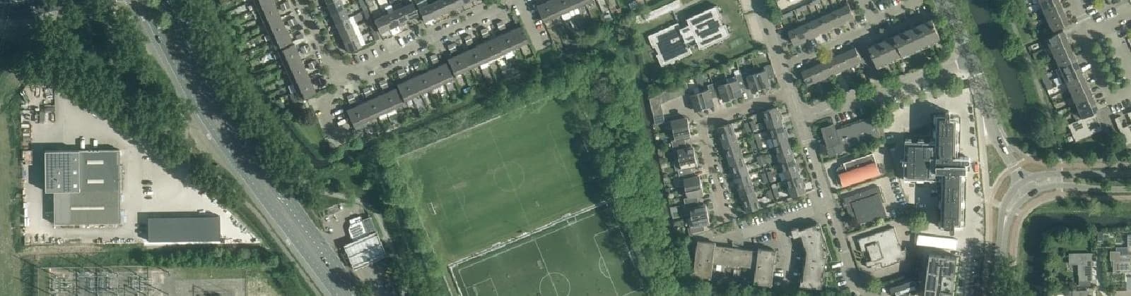 Luchtfoto van De Edelstenenbuurt