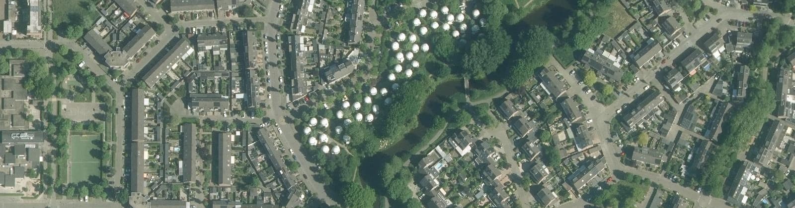 Luchtfoto van Maasstroom