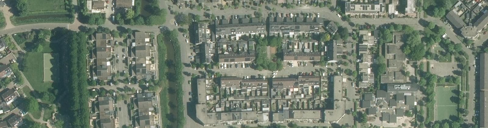 Luchtfoto van De Staatsliedenbuurt