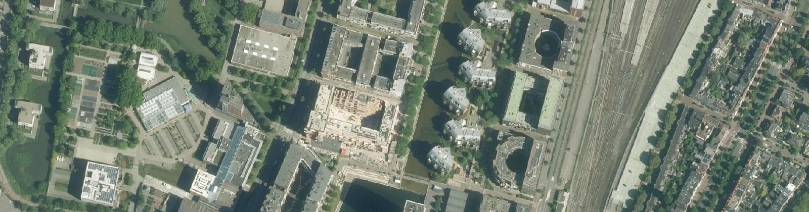 Luchtfoto van Paleiskwartier