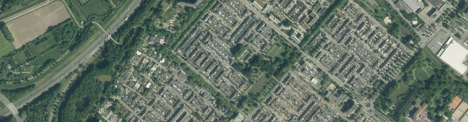 Luchtfoto van De Kruiskamp