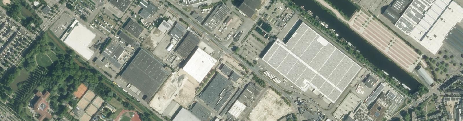 Luchtfoto van De Rietvelden oost