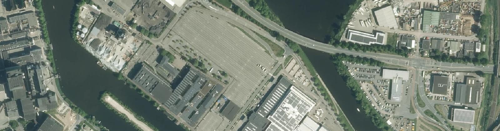 Luchtfoto van Veemarktkwartier