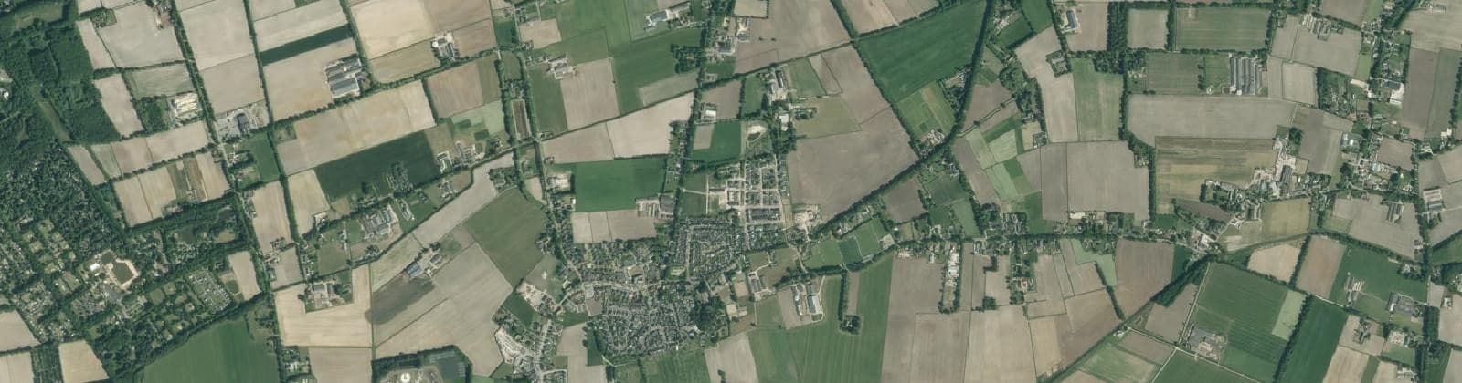 Luchtfoto van Landelijk gebied Vinkel