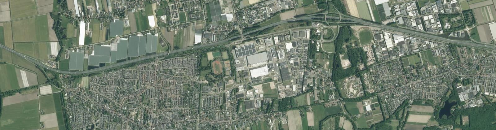 Luchtfoto van Braken-Oost
