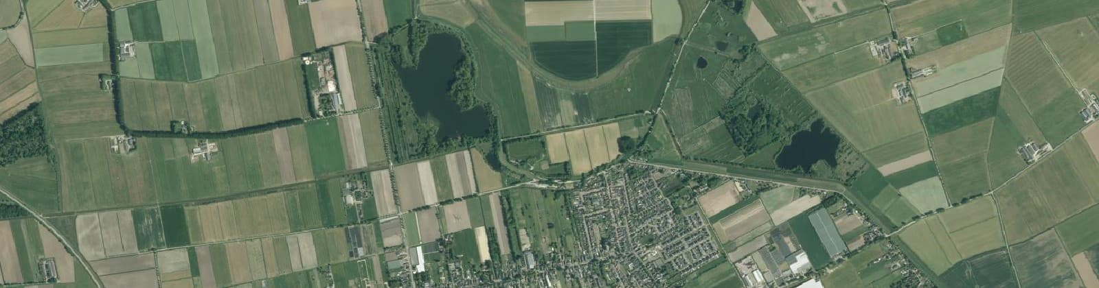 Luchtfoto van Haarsteeg