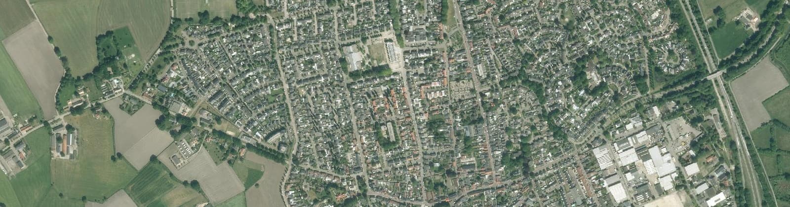 Luchtfoto van Hilvarenbeek