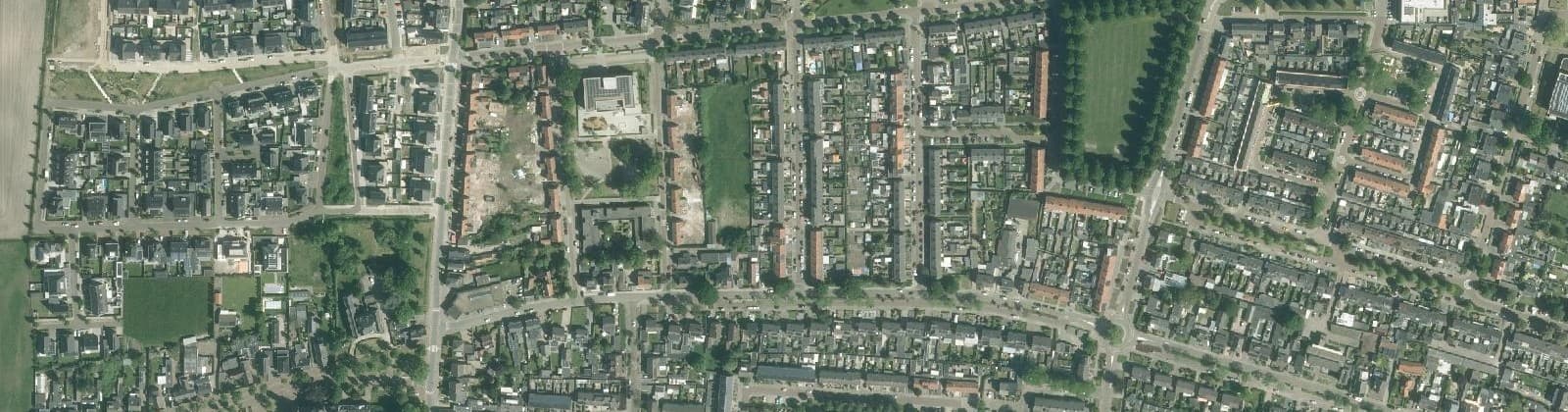 Luchtfoto van Bloemenbuurt