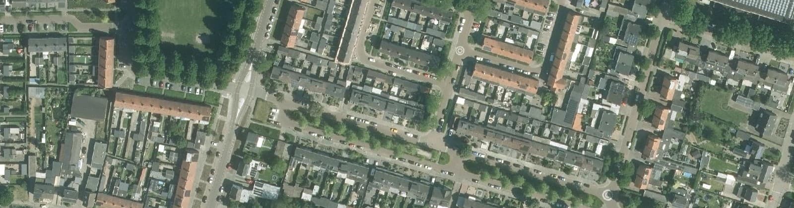 Luchtfoto van Staatsliedenbuurt