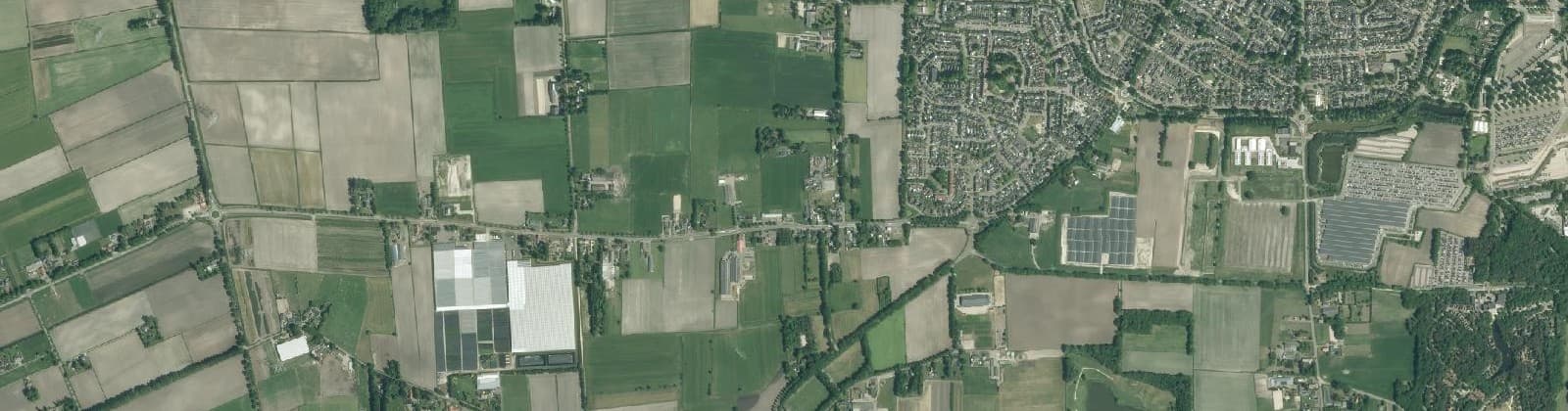 Luchtfoto van De Baan