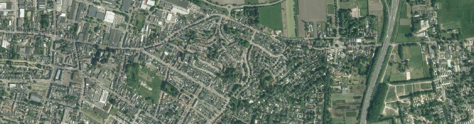 Luchtfoto van Loonse Vaart