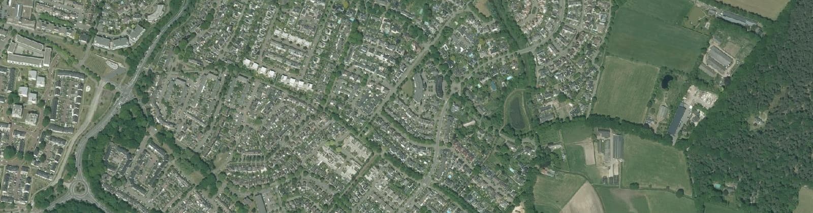 Luchtfoto van Nuenen-Oost