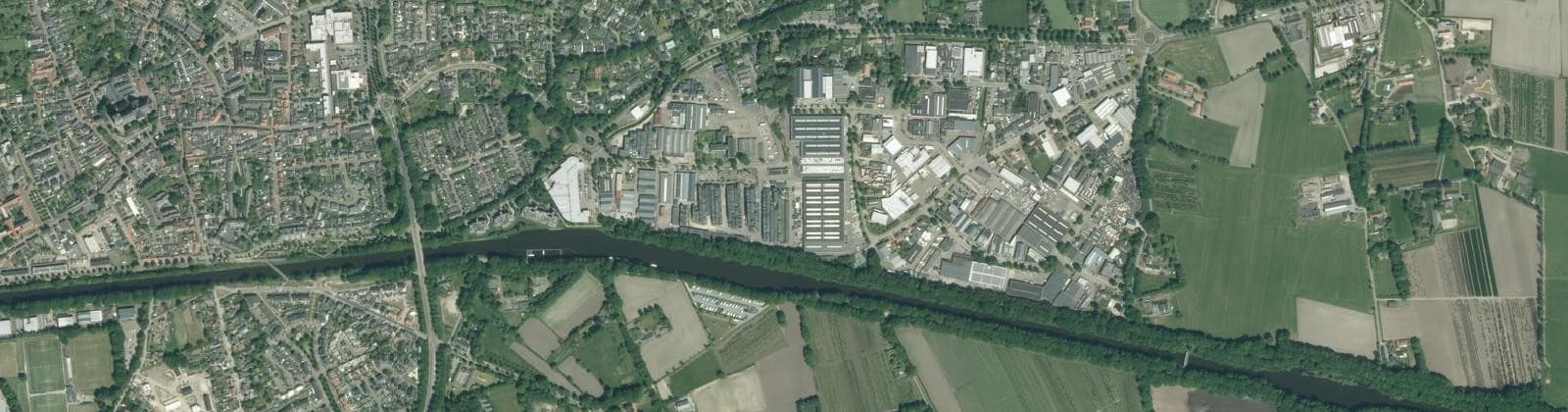 Luchtfoto van Industrieterrein De Stad