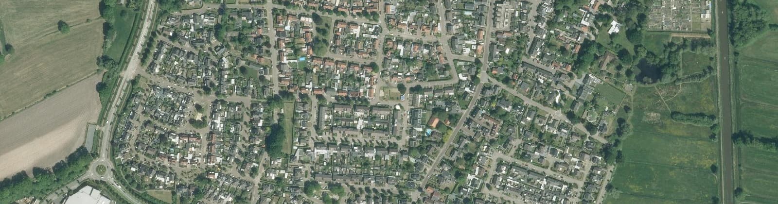 Luchtfoto van Omg. Achterbos/Papenakker