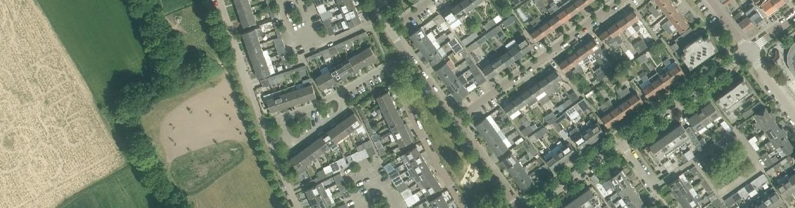 Luchtfoto van omg. 't Westend