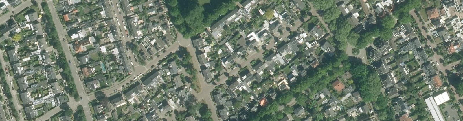 Luchtfoto van omg. Dotterpln/Wildemanstraat