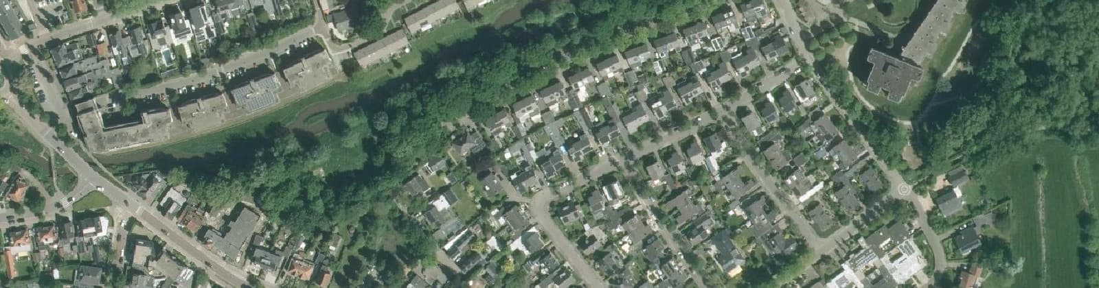 Luchtfoto van omg. Burghtweide