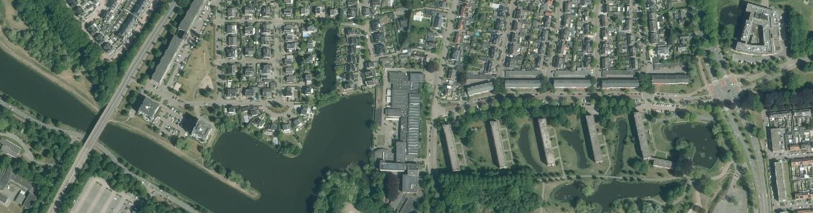 Luchtfoto van Slotjes-West