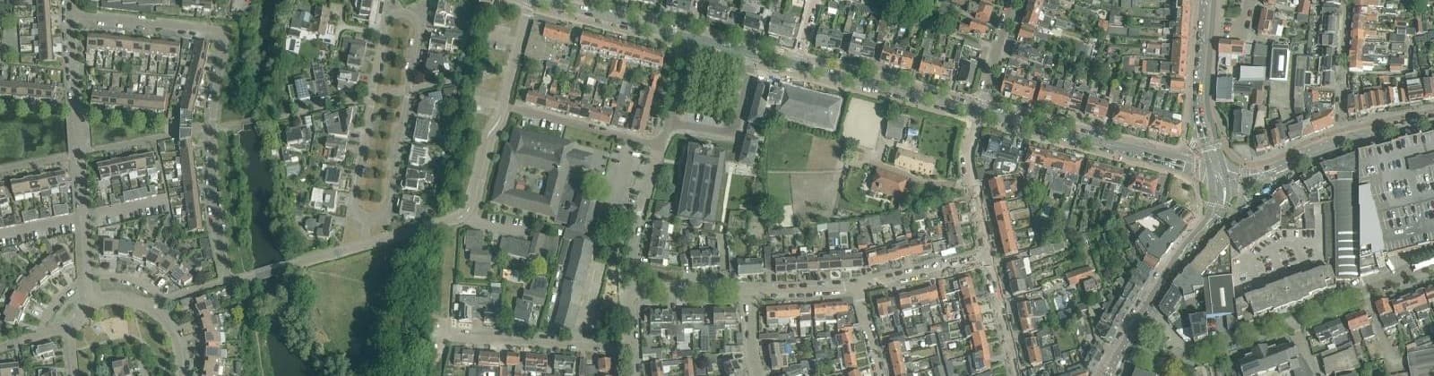 Luchtfoto van Oud-West