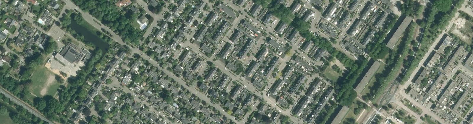 Luchtfoto van Componistenbuurt