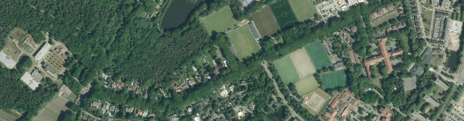 Luchtfoto van De Warande