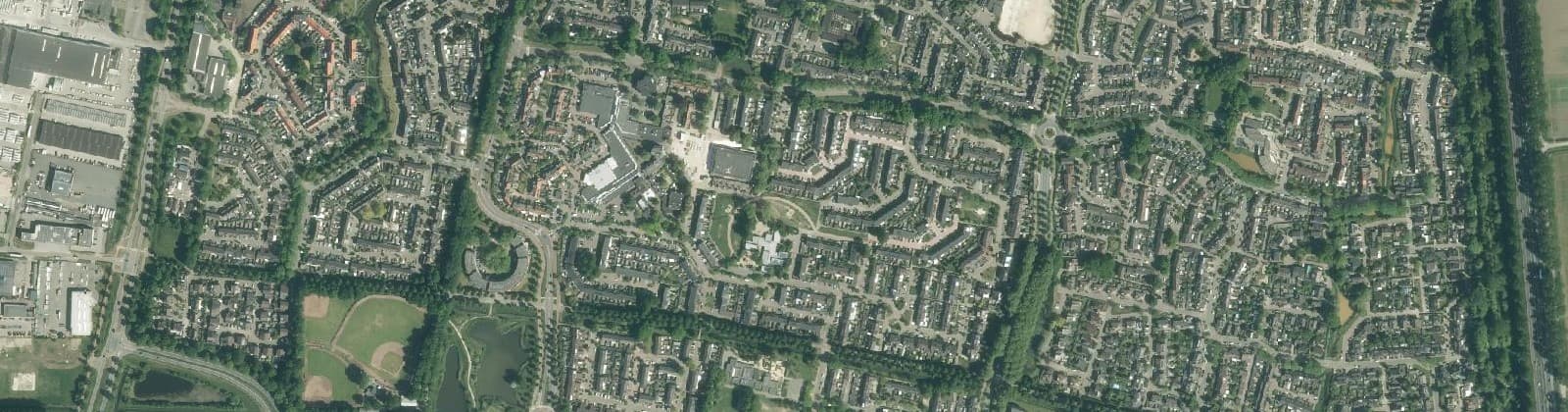 Luchtfoto van Donkenbuurt