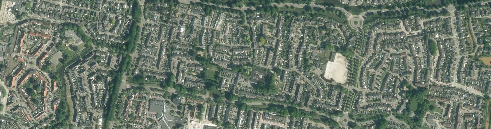 Luchtfoto van Larenbuurt
