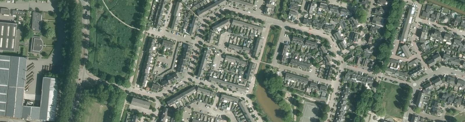 Luchtfoto van Dammenbuurt
