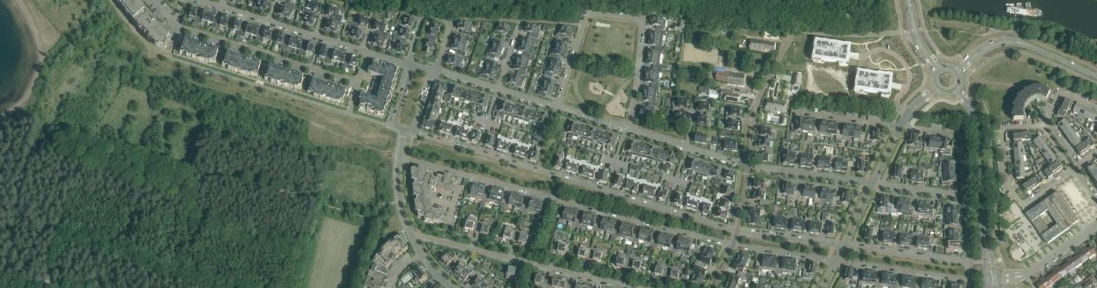 Luchtfoto van Vrachelen-Zuidwest