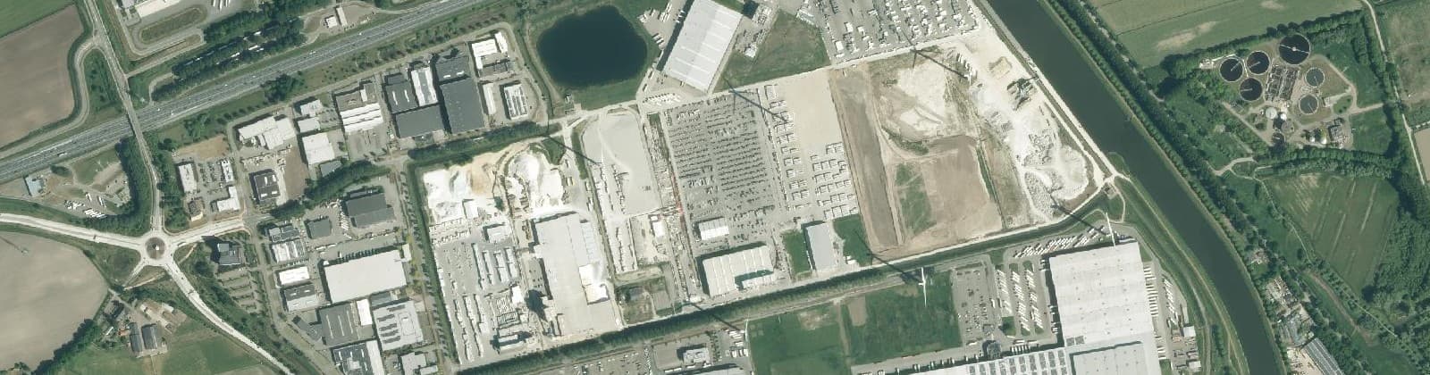 Luchtfoto van Industrieterrein Weststad-Noord
