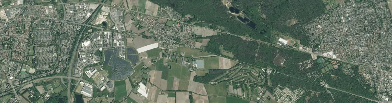 Luchtfoto van Buitengebied Dorst-Zuid