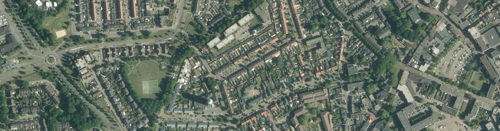 Luchtfoto van Centrum-West