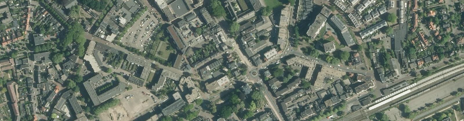 Luchtfoto van Centrum-Zuid