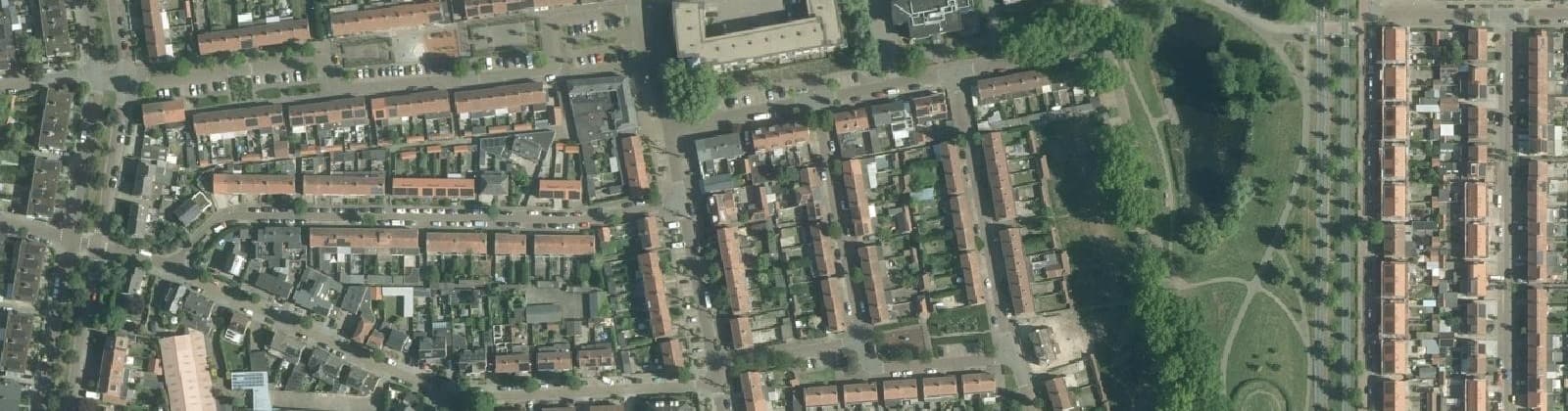 Luchtfoto van Vogelbuurt