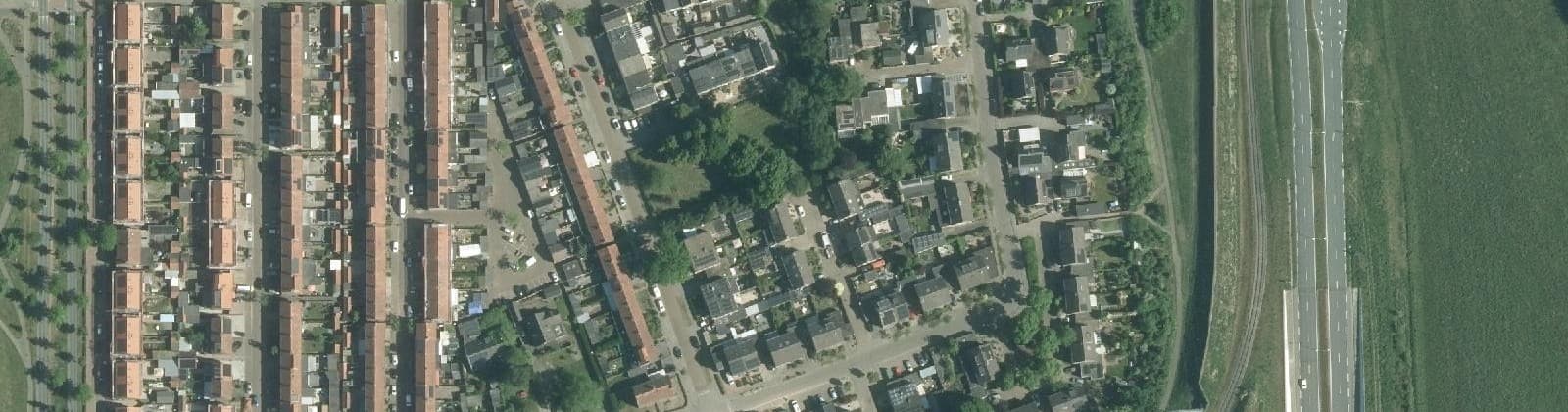Luchtfoto van Roofvogelbuurt